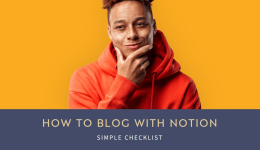 So bloggen Sie mit Notion: Einfache Checkliste