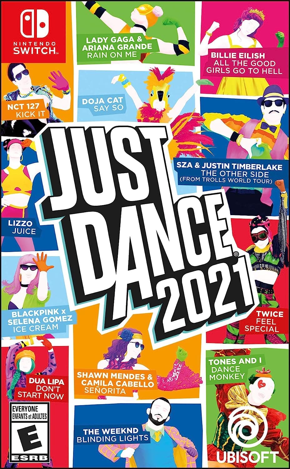 Just Dance 2021 Nintendo Switch-Albumcover.