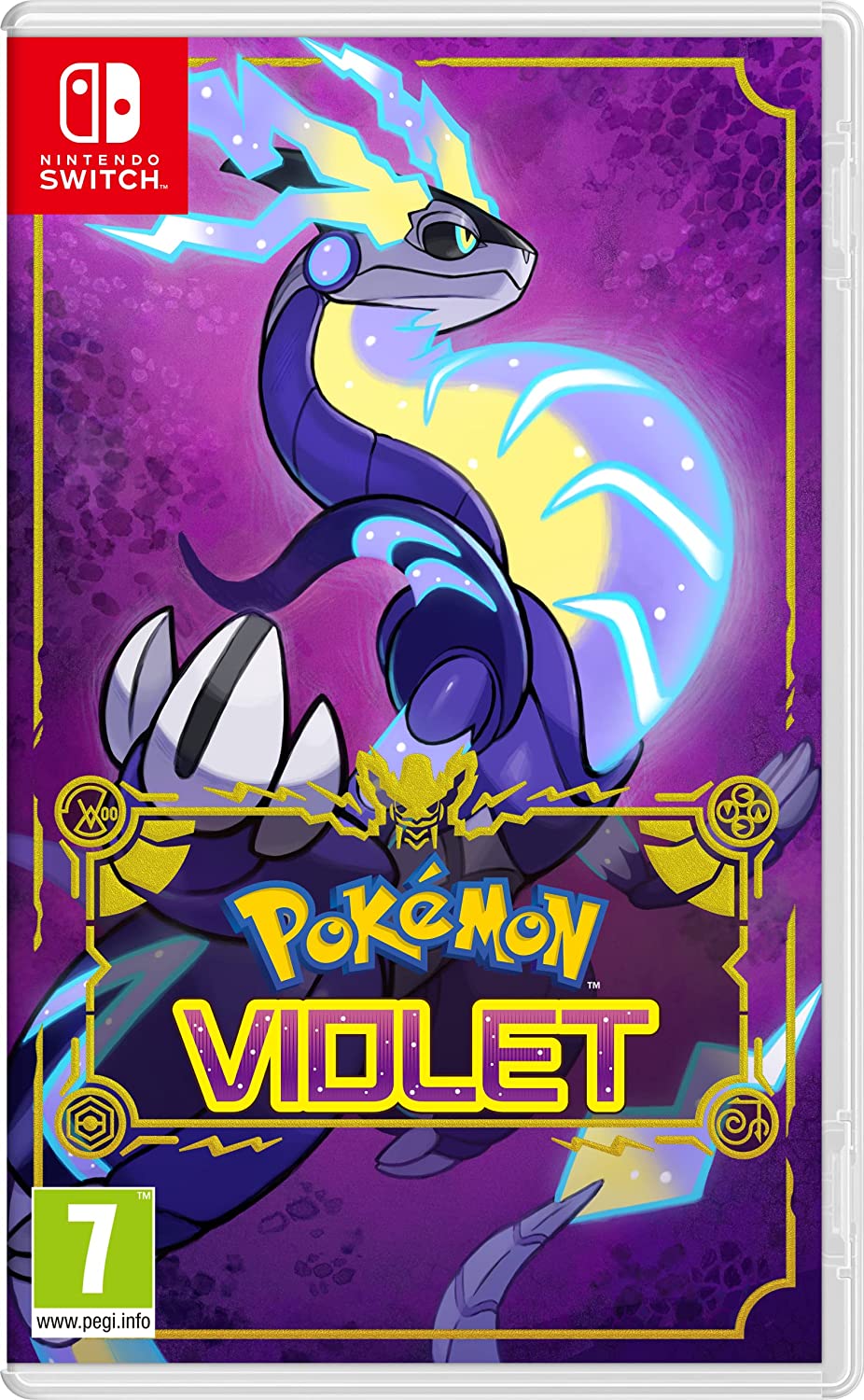 Pokémon Violet-Spielgrafik für Nintendo Switch.