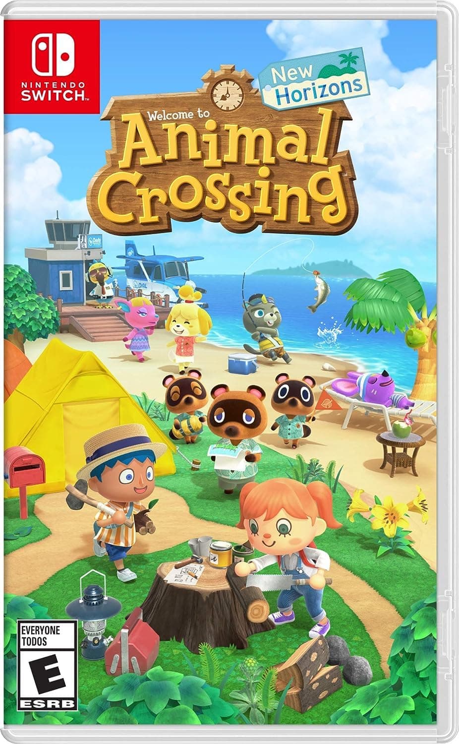 Animal Crossing: New Horizons-Artwork für Nintendo Switch.