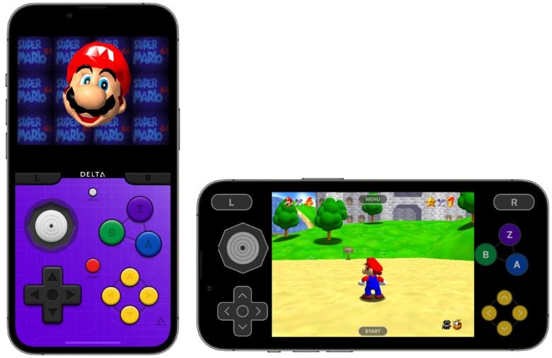Spielen Sie Super Mario 64 in der Delta-Game-Emulator-App für iPhone