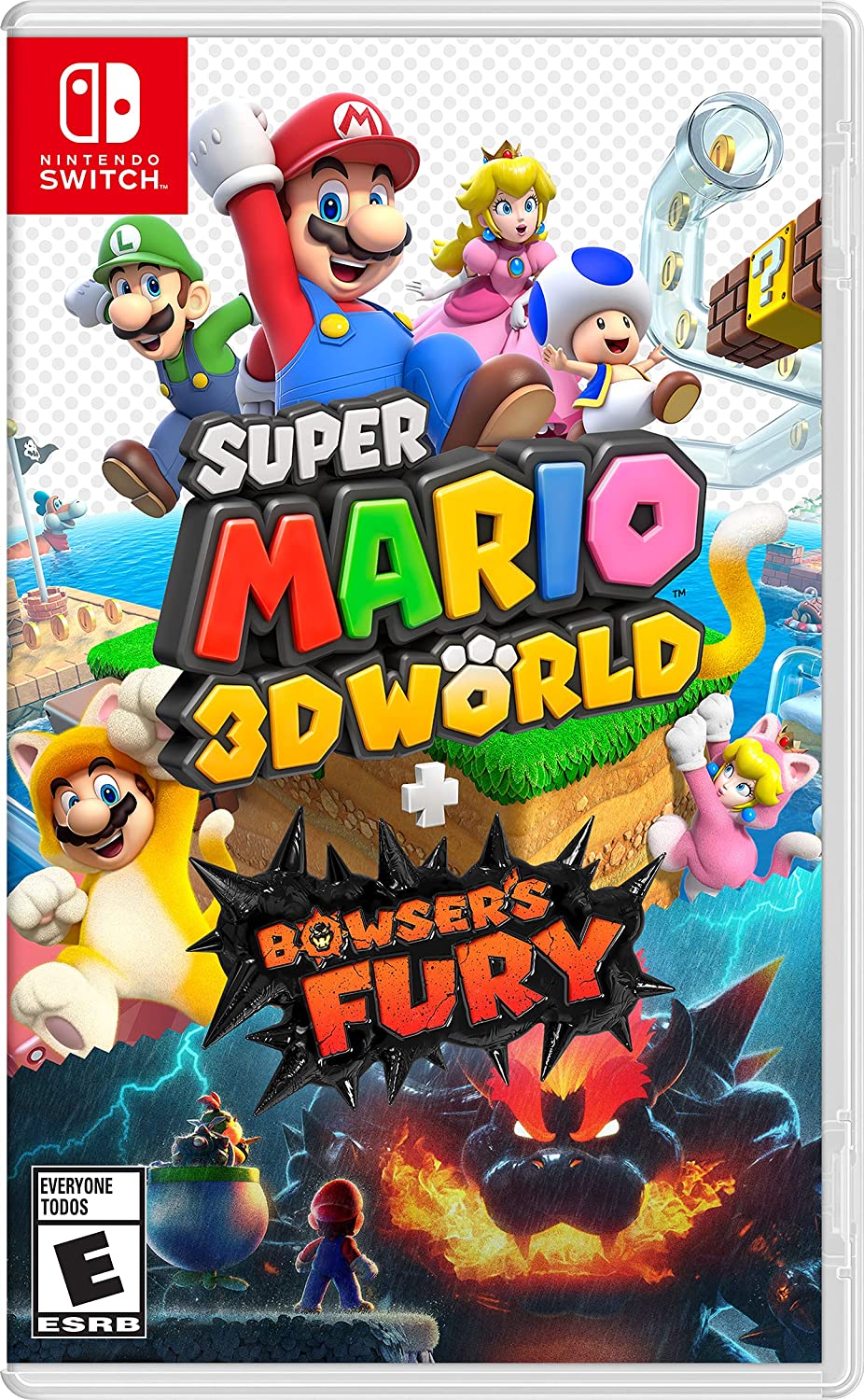 Super Mario 3D World   Bowser's Fury-Cover-Artwork für Nintendo Switch.